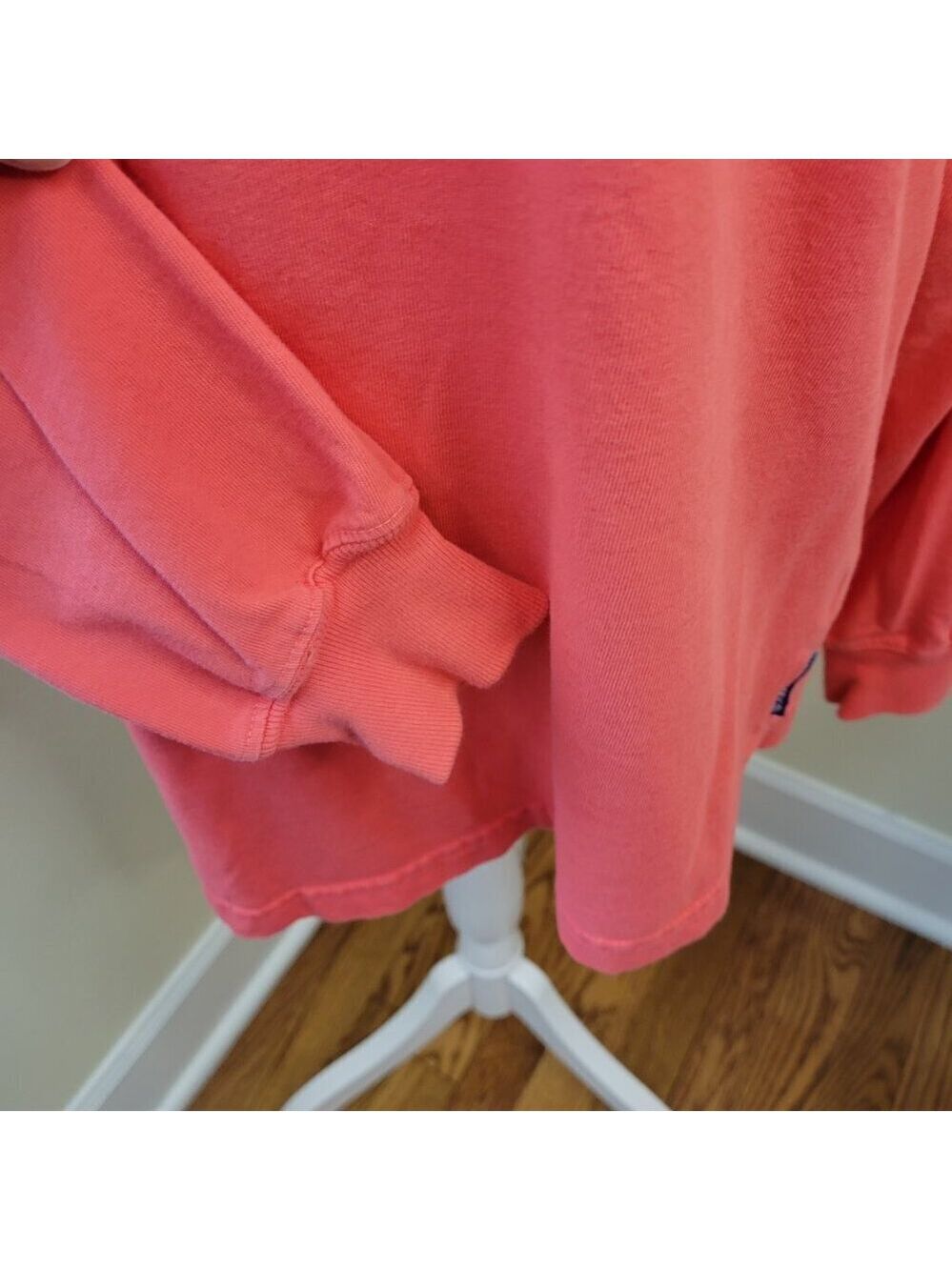 Ron Jon Surf Shop Heavy Weight Long Sleeve T-Shirt Coral Orange W/ Logo Size XS - Picture 10 of 16